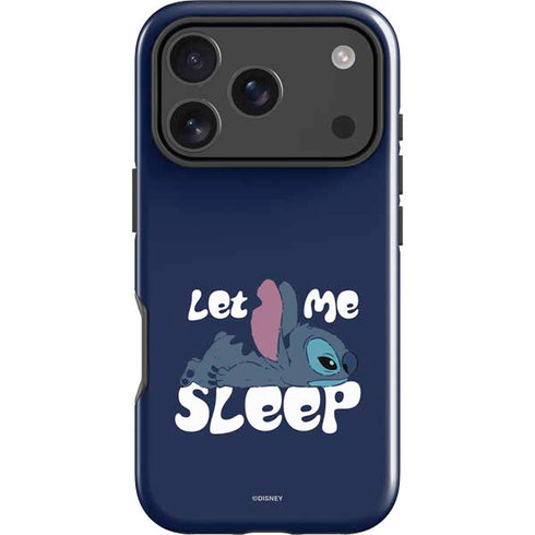 Disney Lilo and Stitch Let Me Sleep iPhone 17 Pro Impact Case