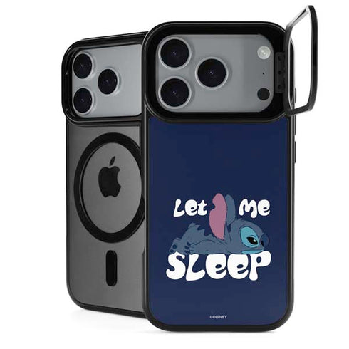 Disney Lilo and Stitch Let Me Sleep iPhone 17 Pro Kickstand Case