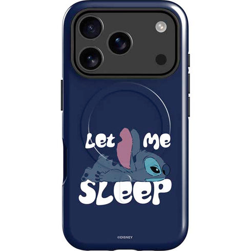 Disney Lilo and Stitch Let Me Sleep iPhone 17 Pro Max Magsafe Impact Case