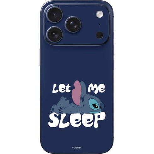 Disney Lilo and Stitch Let Me Sleep iPhone 17 Pro Max Skin