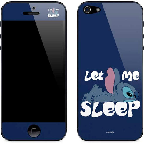 Disney Lilo and Stitch Let Me Sleep iPhone 5/5s/5SE Skin