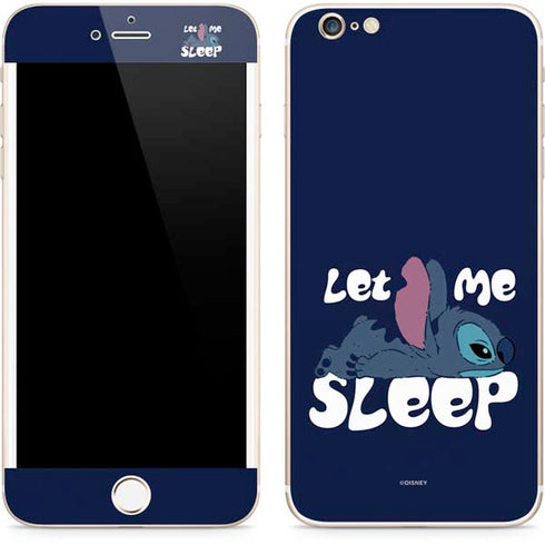 Disney Lilo and Stitch Let Me Sleep iPhone 6/6s Plus Skin