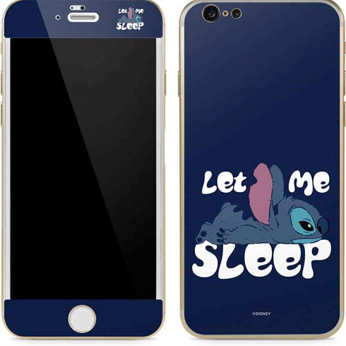 Disney Lilo and Stitch Let Me Sleep iPhone 6/6s Skin