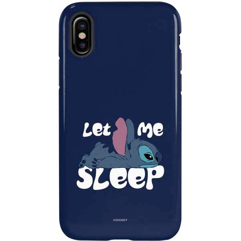 Disney Lilo and Stitch Let Me Sleep iPhone X Pro Case