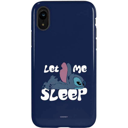 Disney Lilo and Stitch Let Me Sleep iPhone XR Pro Case