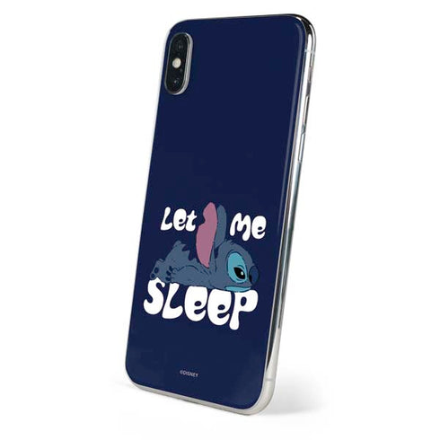 Disney Lilo and Stitch Let Me Sleep iPhone XS Max Skin