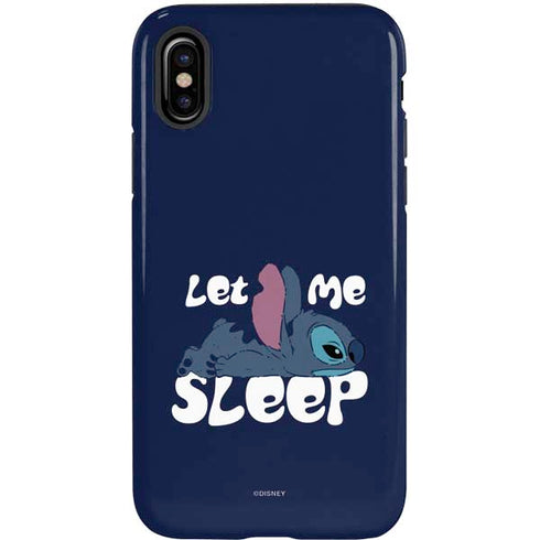 Disney Lilo and Stitch Let Me Sleep iPhone XS Pro Case