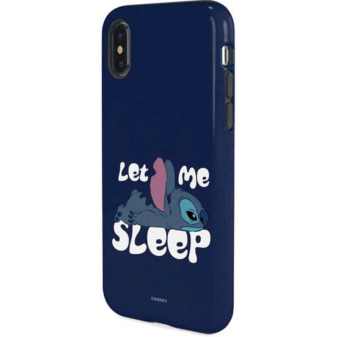 Disney Lilo and Stitch Let Me Sleep iPhone XS Pro Case