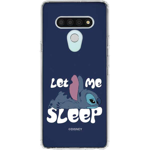 Disney Lilo and Stitch Let Me Sleep LG Stylo 6 Clear Case