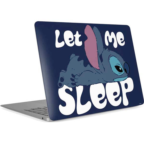Disney Lilo and Stitch Let Me Sleep Apple MacBook Air Skin