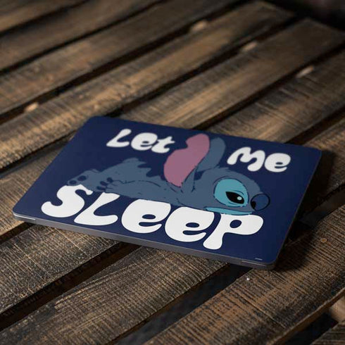 Disney Lilo and Stitch Let Me Sleep Apple MacBook Air Skin