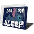 Disney Lilo and Stitch Let Me Sleep MacBook Pro 13in (2020) Case plus Skin