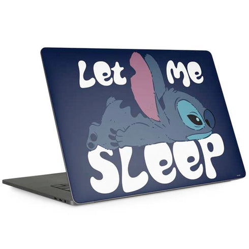 Disney Lilo and Stitch Let Me Sleep MacBook Skins