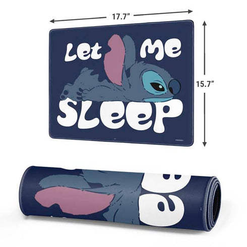 Disney Lilo and Stitch Let Me Sleep Gaming Mouse Pad