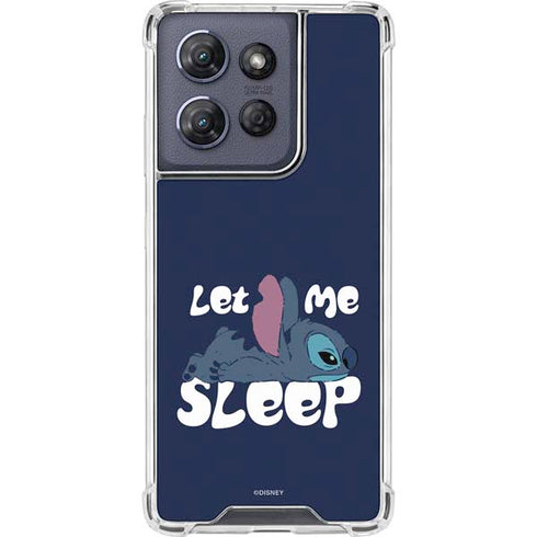 Disney Lilo and Stitch Let Me Sleep Moto G Play 5G (2025) Clear Case
