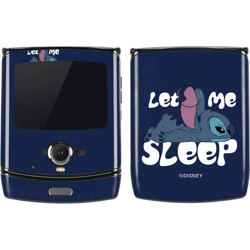 Disney Lilo and Stitch Let Me Sleep Motorola RAZR Skin