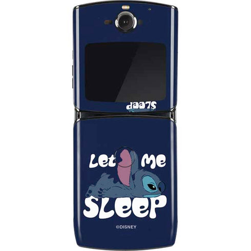 Disney Lilo and Stitch Let Me Sleep Motorola RAZR Skin