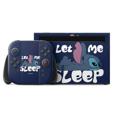 Disney Lilo and Stitch Let Me Sleep Nintendo Switch 2 (2025) with Joy-Con Skin