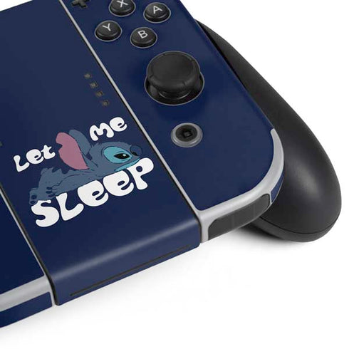Disney Lilo and Stitch Let Me Sleep Nintendo Switch OLED (2021) Skin