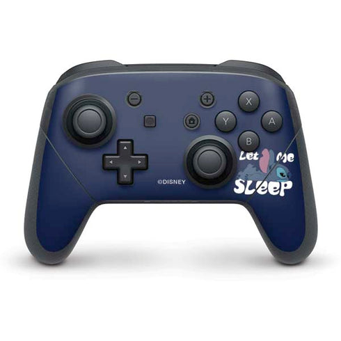 Disney Lilo and Stitch Let Me Sleep Nintendo Switch Pro Controller Skin