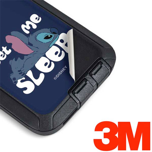 Disney Lilo and Stitch Let Me Sleep Otterbox Defender Galaxy Skin