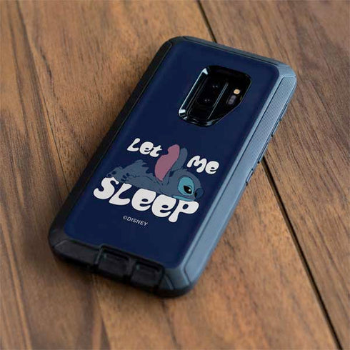 Disney Lilo and Stitch Let Me Sleep Otterbox Defender Galaxy Skin