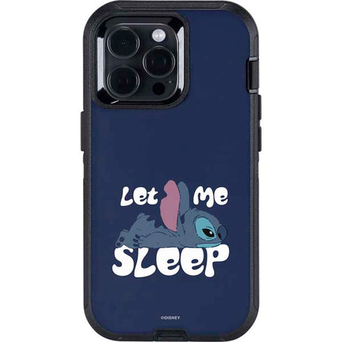 Disney Lilo and Stitch Let Me Sleep Otterbox Defender iPhone Skin