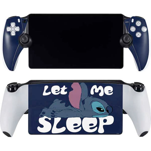Disney Lilo and Stitch Let Me Sleep PlayStation PS5 Skins