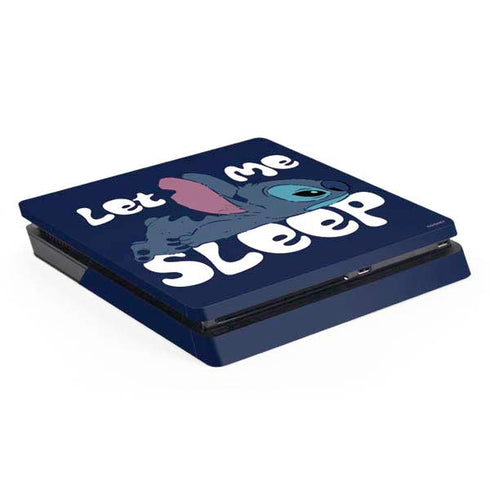 Disney Lilo and Stitch Let Me Sleep PS4 Slim Skin