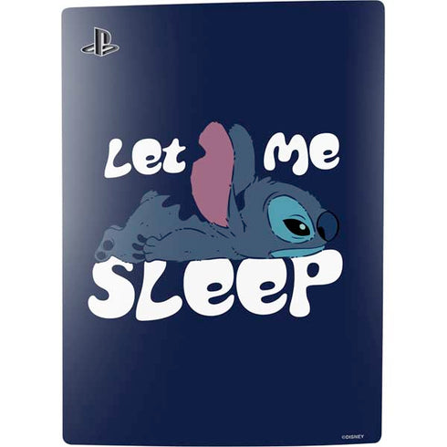 Disney Lilo and Stitch Let Me Sleep PS5 Console Skin