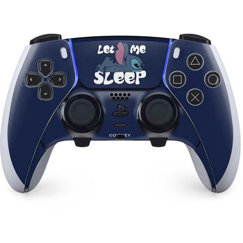 Disney Lilo and Stitch Let Me Sleep PS5 DualSense Edge Pro Controller Skin