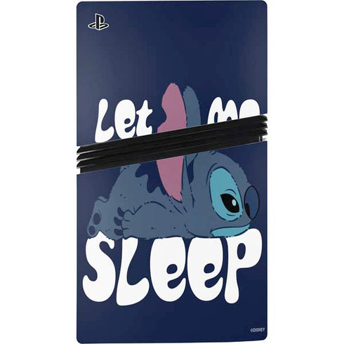 Disney Lilo and Stitch Let Me Sleep PS5 Pro Disk Bundle Skin