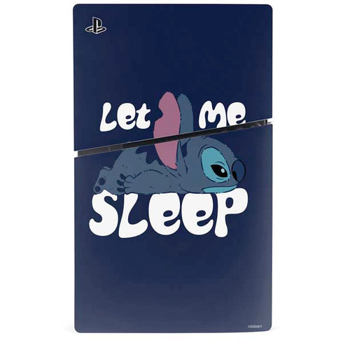 Disney Lilo and Stitch Let Me Sleep PS5 Slim Digital Edition Bundle Skin