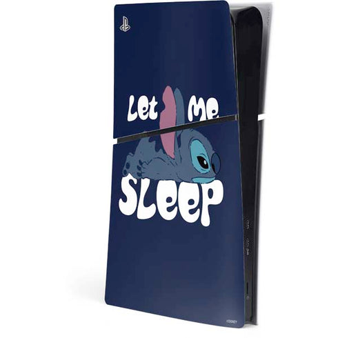 Disney Lilo and Stitch Let Me Sleep PlayStation PS5 Skins