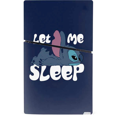 Disney Lilo and Stitch Let Me Sleep PS5 Slim Digital Edition Console Skin