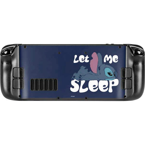 Disney Lilo and Stitch Let Me Sleep Steam Deck Handheld Gaming Computer OLED Skin