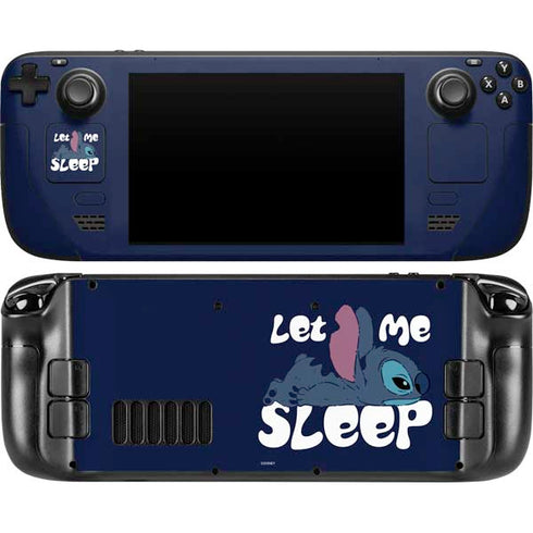 Disney Lilo and Stitch Let Me Sleep Steam Deck Handheld Gaming Computer Skin