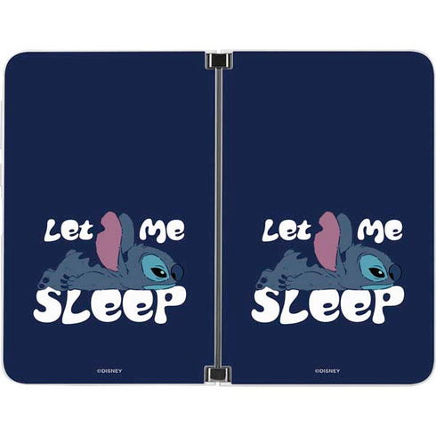 Disney Lilo and Stitch Let Me Sleep Surface Duo Skin