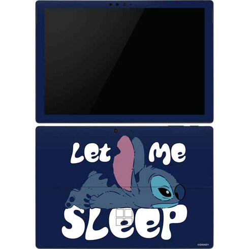 Disney Lilo and Stitch Let Me Sleep Surface Pro 6 Skin