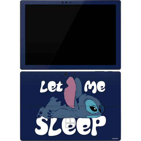Disney Lilo and Stitch Let Me Sleep Surface Pro 7 Skin