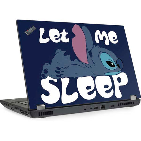 Disney Lilo and Stitch Let Me Sleep Lenovo ThinkPad Skin