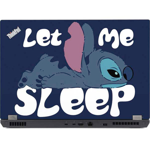 Disney Lilo and Stitch Let Me Sleep Lenovo ThinkPad Skin