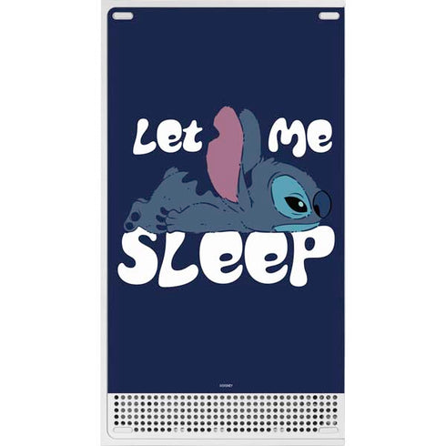 Disney Lilo and Stitch Let Me Sleep Xbox Series S Console Skin