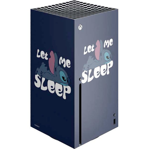 Disney Lilo and Stitch Let Me Sleep Xbox Series X Console Skin