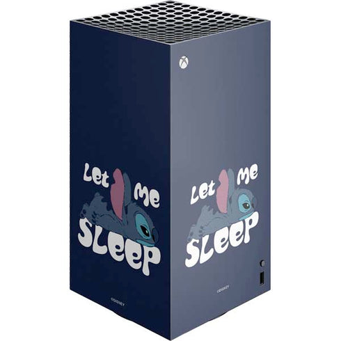 Disney Lilo and Stitch Let Me Sleep XBox Series X Digital Edition Console Skin
