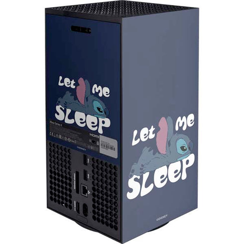 Disney Lilo and Stitch Let Me Sleep XBox Series X Digital Edition Console Skin