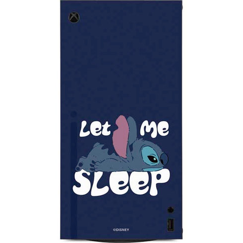 Disney Lilo and Stitch Let Me Sleep XBox Series X Digital Edition Console Skin
