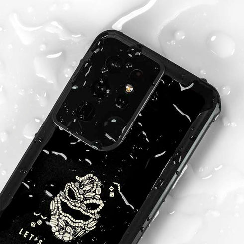 Disney The Nightmare Before Christmas Lets Boogie Art Galaxy S24 Ultra Waterproof Case