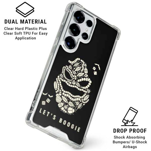 Disney The Nightmare Before Christmas Lets Boogie Art Galaxy S25 Ultra Clear Case