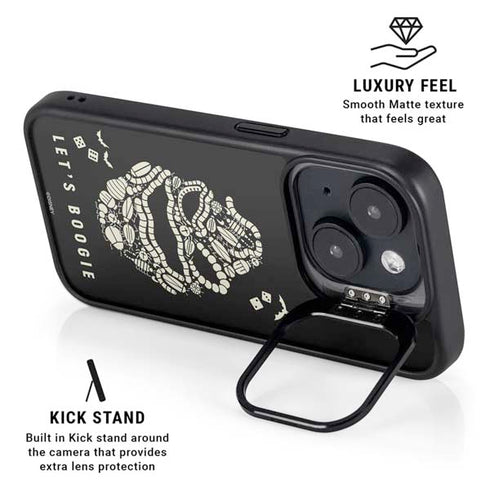 Disney The Nightmare Before Christmas Lets Boogie Art iPhone 15 Plus Kickstand Case